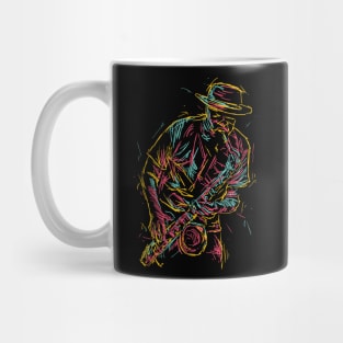 Saxophone Player Musician Mug